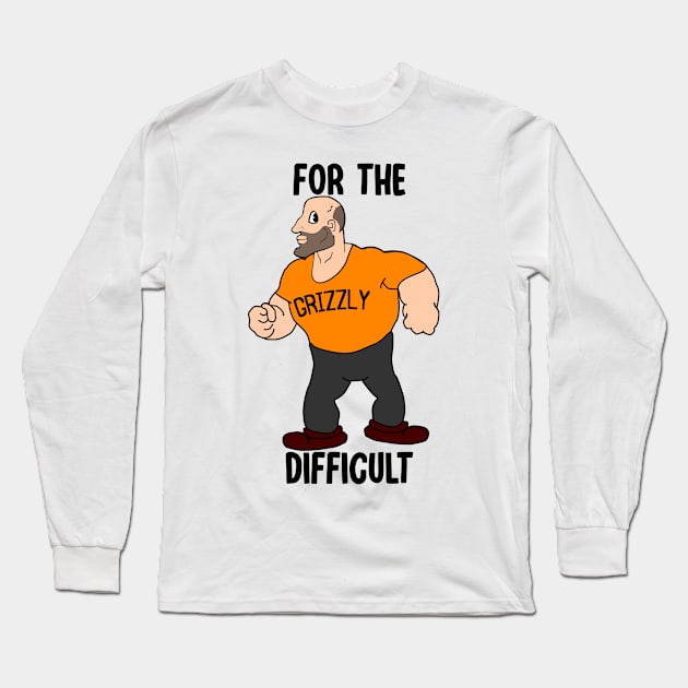 For the difficult grizzly bloatlord fitness motivation Chad Long Sleeve T-Shirt by Captain-Jackson